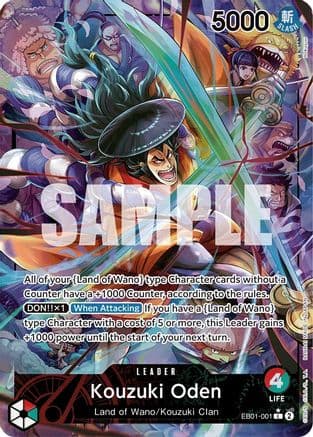 Kouzuki Oden [Alternate Art] EB01-001