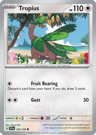 Tropius [Reverse Holo] #123