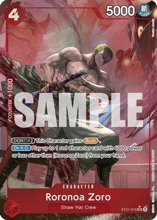 Roronoa Zoro [Parallel Foil] ST21-015