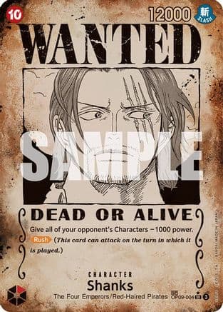 Shanks [Wanted Poster] OP09-004