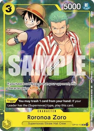 Roronoa Zoro [Set Sail Event] OP10-113