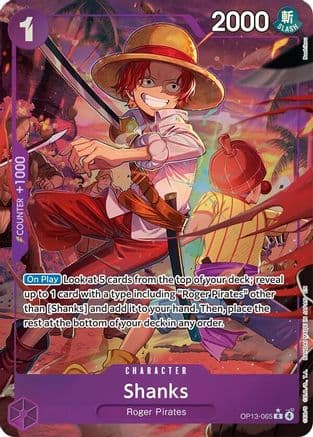 Shanks [Alternate Art] OP13-065