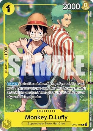 Monkey.D.Luffy [Set Sail Event] OP10-111