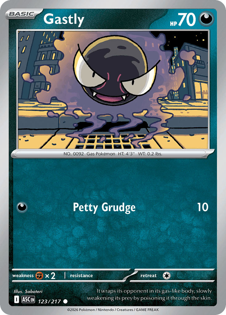 Gastly [Cosmos Holo] #123