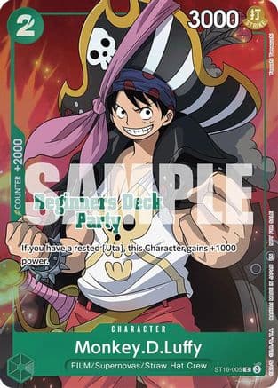Monkey.D.Luffy [Beginners Deck Party Winner] ST16-005