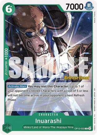 Inuarashi [Release Event] OP12-022