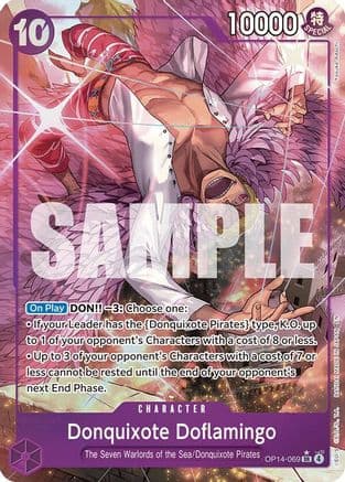Donquixote Doflamingo [Alternate Art] OP14-069