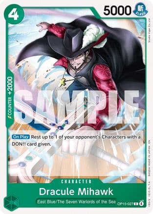 Dracule Mihawk OP15-027