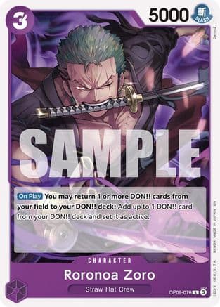 Roronoa Zoro [Reprint] OP09-076
