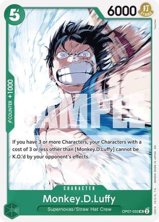 Monkey.D.Luffy [Reprint] OP07-033