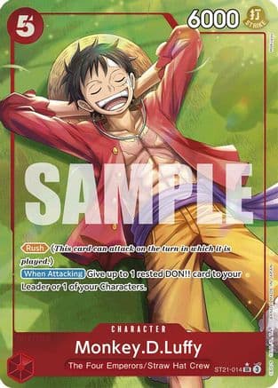 Monkey.D.Luffy [Parallel Foil] ST21-014