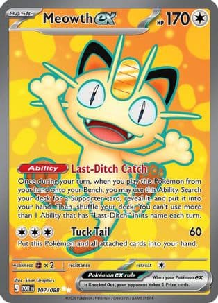 Meowth ex #107