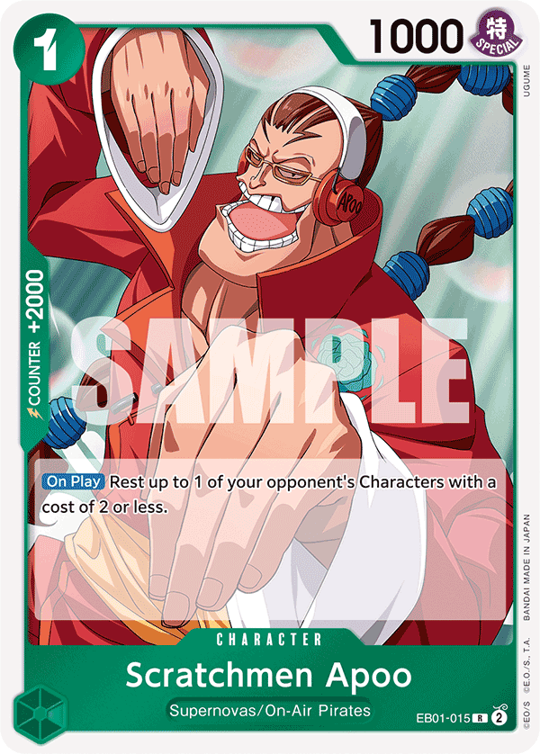 Scratchmen Apoo [Alternate Art PRB-02] EB01-015
