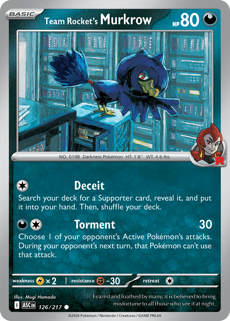 Team Rocket's Murkrow [Energy] #126
