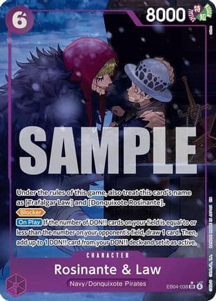 Rosinante & Law [Alternate Art] EB04-038