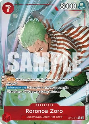 Roronoa Zoro [Alternate Art] OP14-015