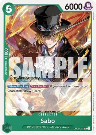 Sabo [2nd Anniversary] OP09-027