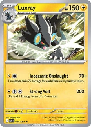 Luxray [Reverse Holo] #28