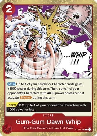 Gum-Gum Dawn Whip [Foil] ST21-016
