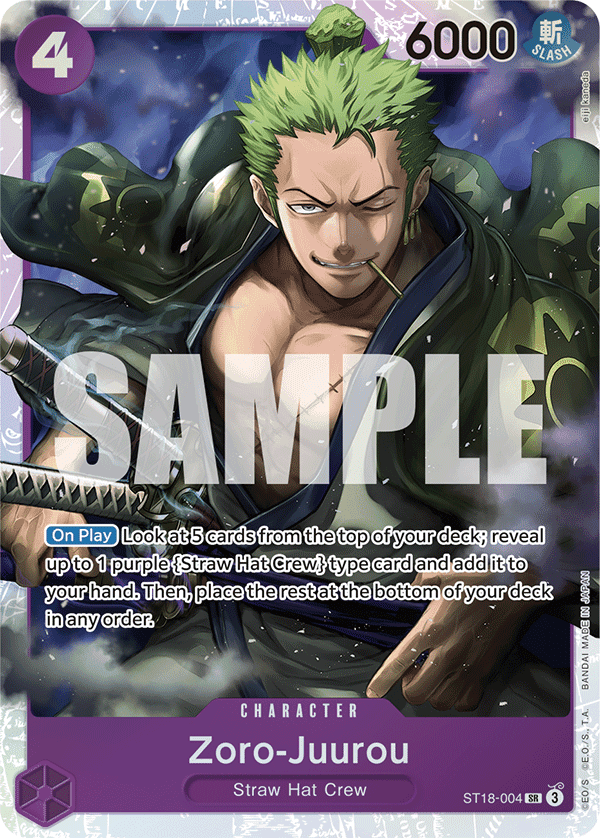 Zoro-Juurou [Treasure Rare] ST18-004