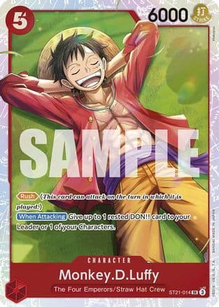Monkey.D.Luffy [Foil] ST21-014
