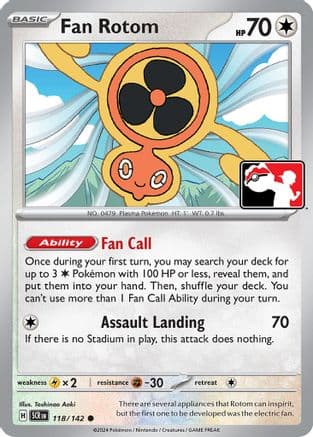 Fan Rotom [Prize Pack] #118