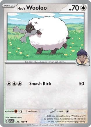 Hop's Wooloo [Reverse Holo] #135