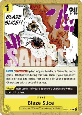 Blaze Slice [Reprint] OP07-116