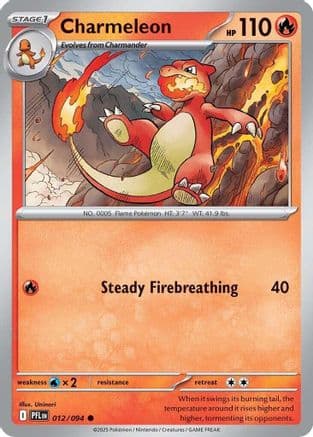 Charmeleon [Reverse Holo] #12