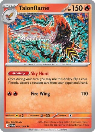 Talonflame [Reverse Holo] #14