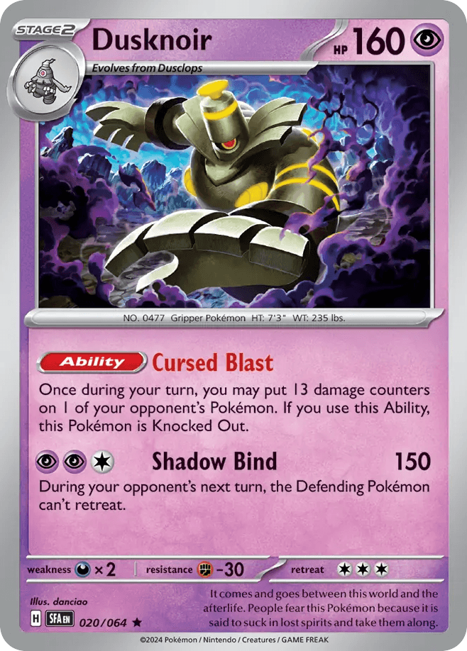 Dusknoir [Prize Pack Cosmos Holo] #20