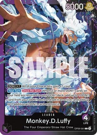 Monkey.D.Luffy [Foil] OP09-061