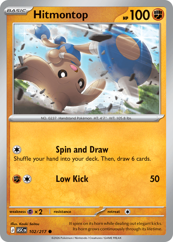 Hitmontop [Energy] #102