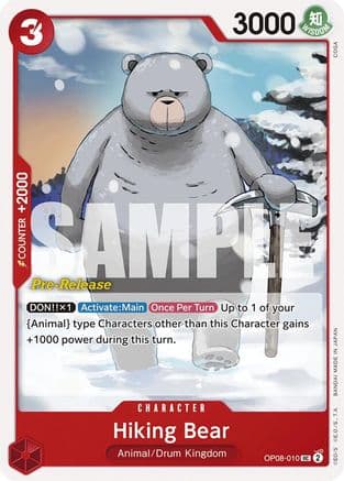 Hiking Bear [Pre-Release] OP08-010