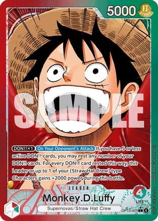 Monkey.D.Luffy [Alternate Art] OP13-001