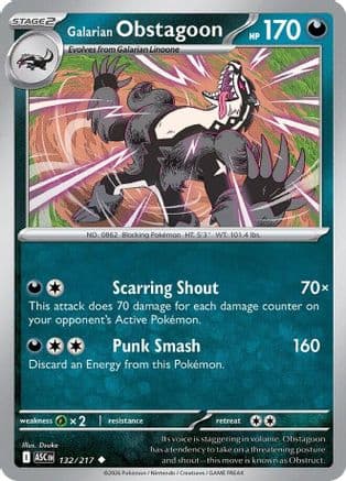 Galarian Obstagoon #132