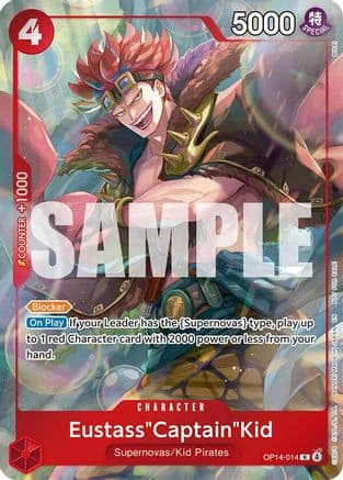 EustassCaptainKid [Dash Pack] OP14-014