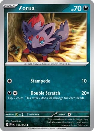 Zorua [Reverse Holo] #31