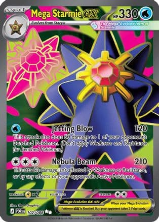 Mega Starmie ex #102